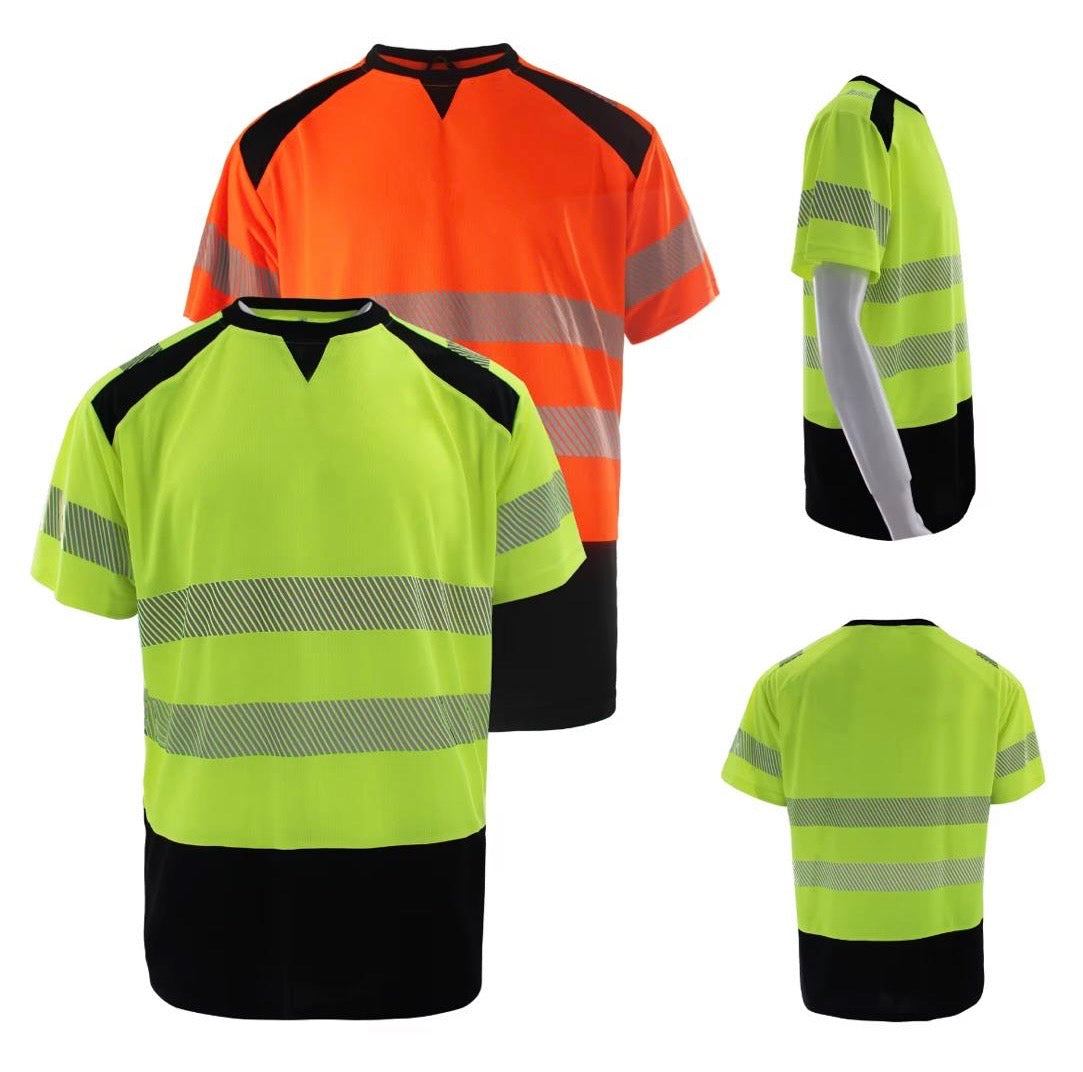 High-Visibility Short Sleeve T-Shirt – Yellow/Black