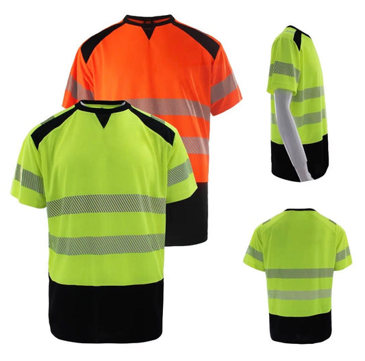 High-Visibility Short Sleeve T-Shirt – Yellow/Black